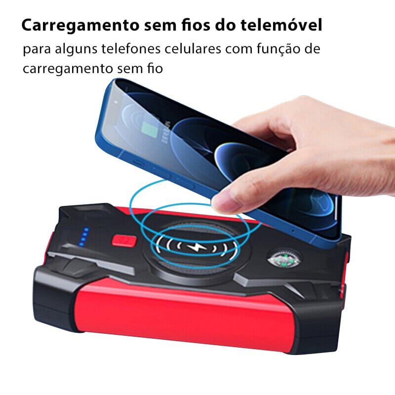 Auxiliar de Partida Portátil Jump Starter AG092 Maravilhas do Mundo Moderno 