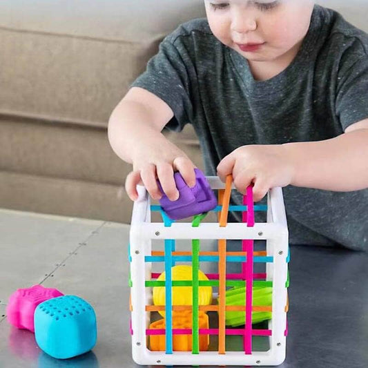 Brinquedo Infantil Caixa Desafiadora Sensorial