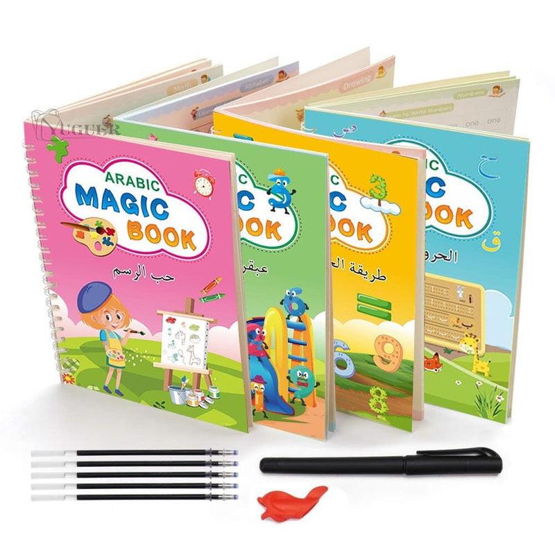 Conjunto de Caderno Caligrafia Multi-idiomas