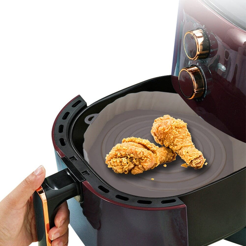 Kit Bandejas de Silicone Permanente para Air Fryer