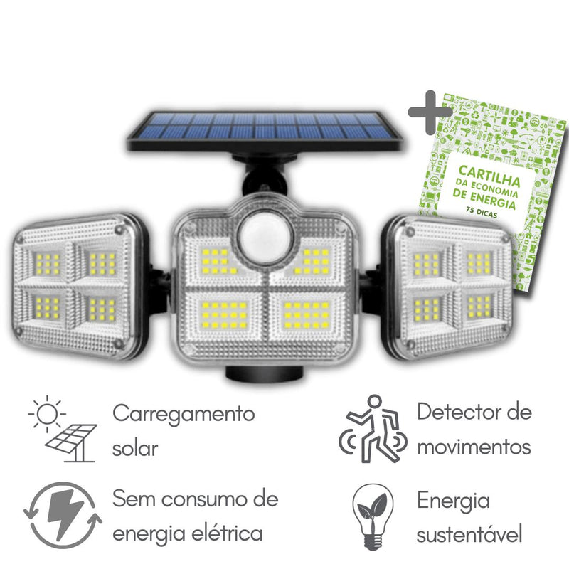 Luminária Externa de Luz Solar VI JQ020 Maravilhas do Mundo Moderno 