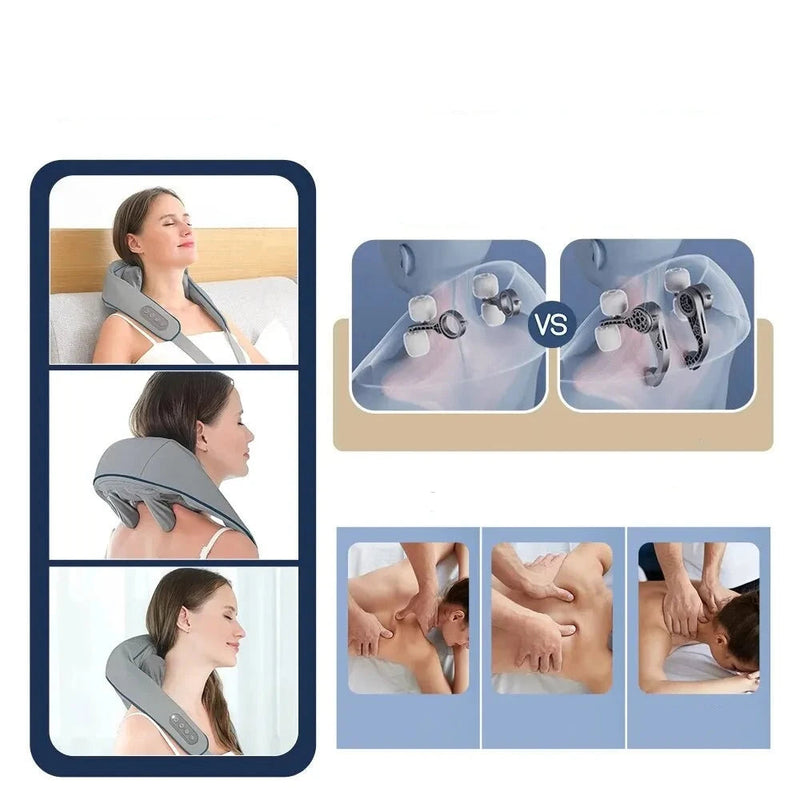 Massageador Elétrico de Pescoço e Ombro