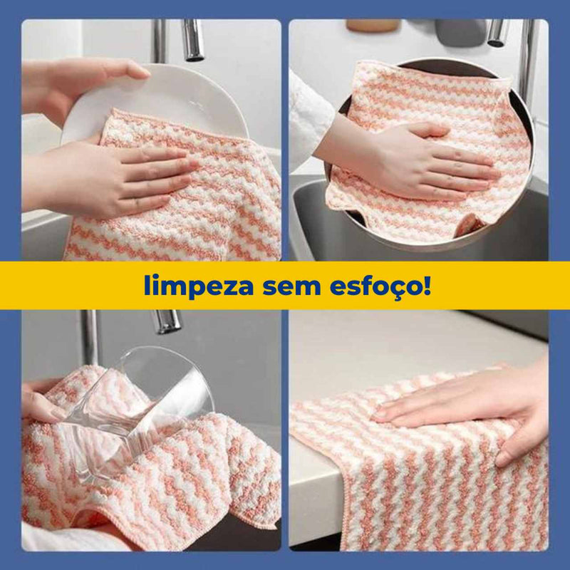 Microfibra Macia para Limpeza Perfeita - Compre 10 Ganhe 5